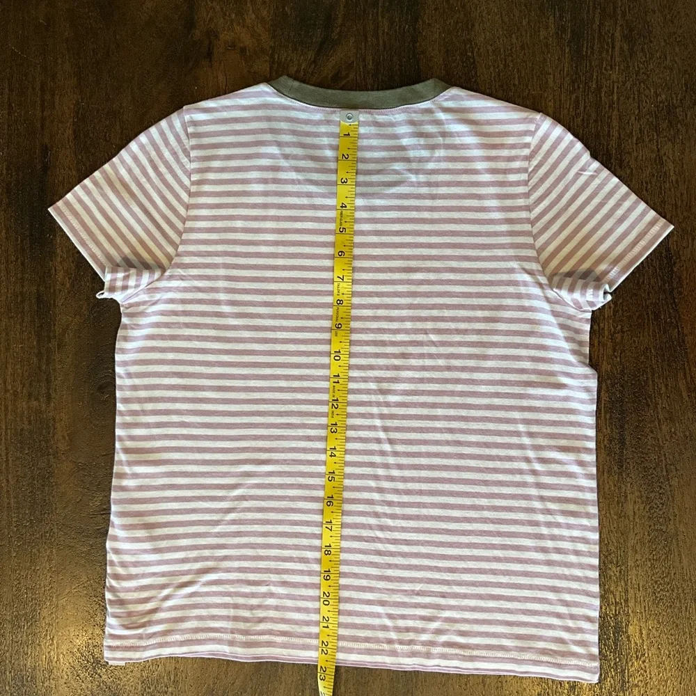 Madewell Women’s Northside Vintage Ringer Tee in Tierney Stripe in Large - Picture 3 of 5